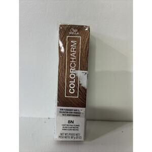 WELLA Color Charm 8n Light Neutral Blonde Demi Hair Color 2oz.